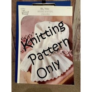 New King Cole KC650 Big Value DK Baby Dress & Coat Sweater Knitting Pattern